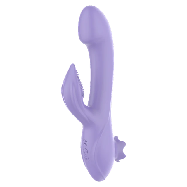 Hyacinth Personal Massager in warm rose body-safe silicone