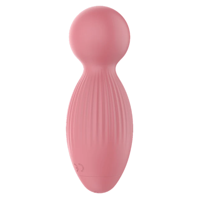 Lark Mini Wand Massager in dusty rose body-safe silicone