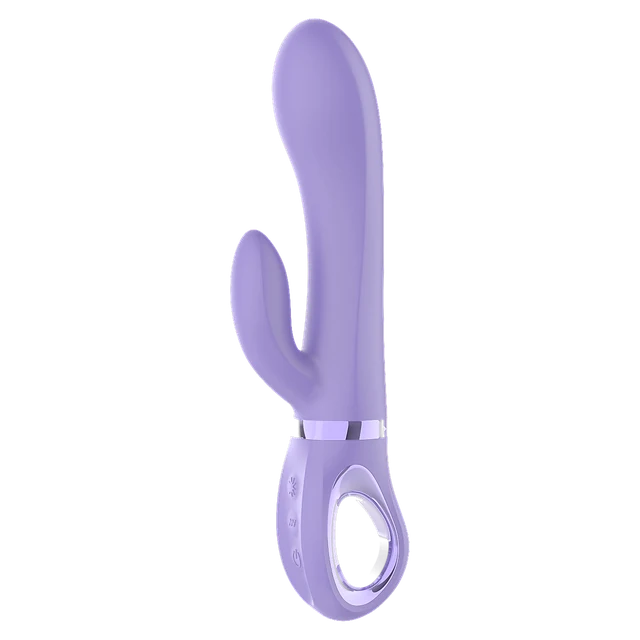 Loop Couples Ring in soft lavender body-safe silicone