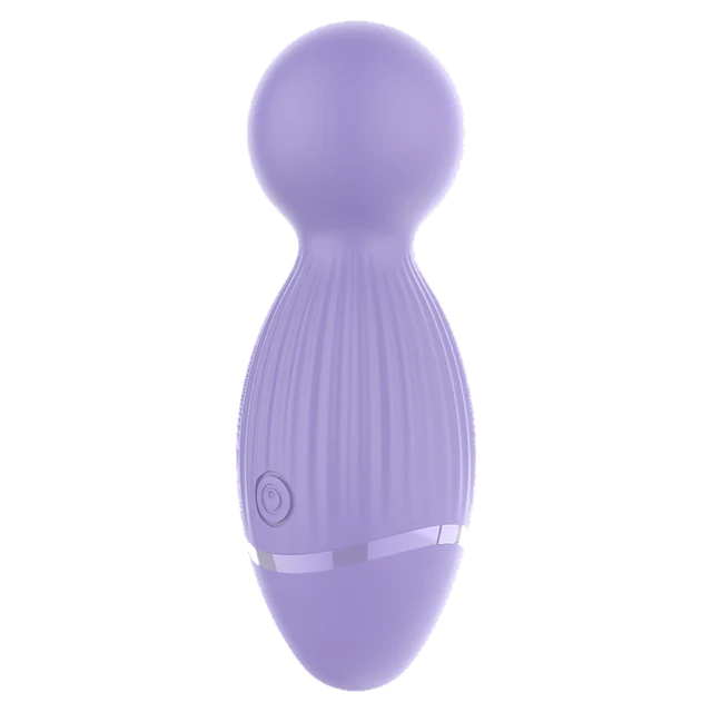 Nimbus Mini Wand Massager in soft lavender body-safe silicone