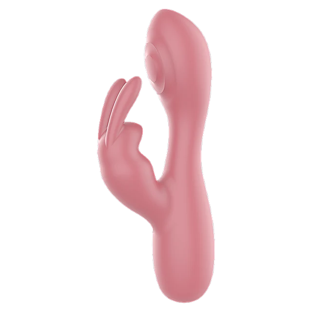 Petal Duo Curved Massager in dusty rose body-safe silicone
