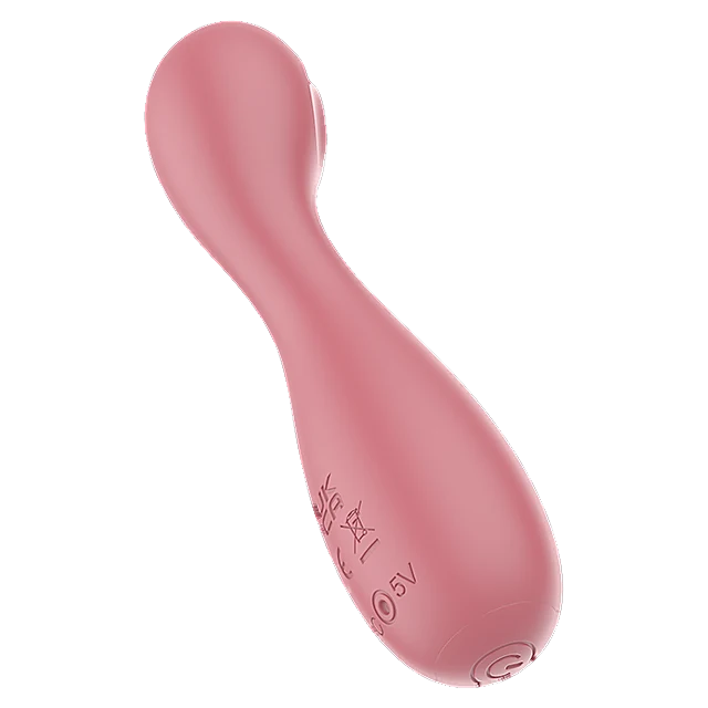 Pip Portable Massager in dusty rose body-safe silicone
